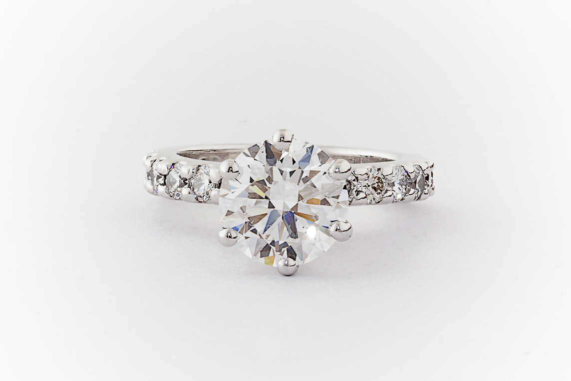 2.0ct round brilliant cut engagement ring - EverettBrookes Jewellers