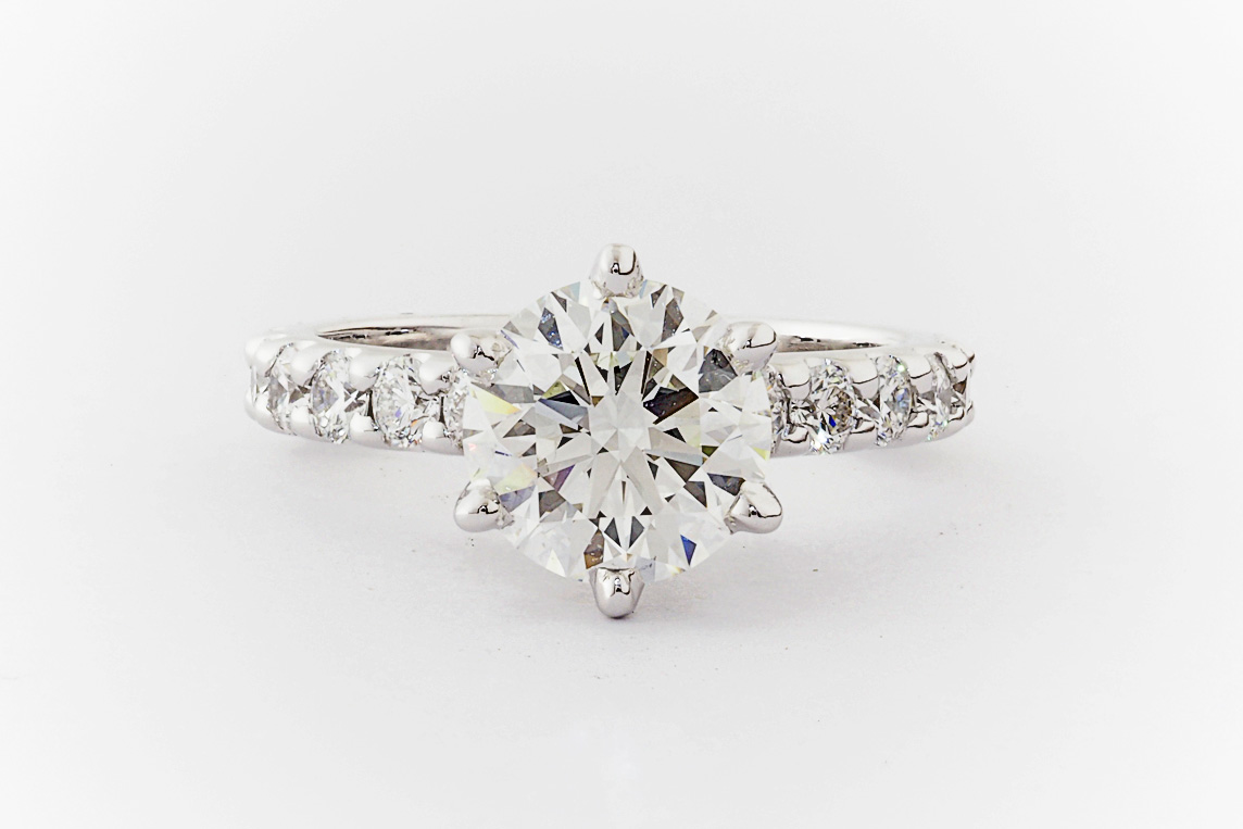1.80ct diamond handmade engagement ring - EverettBrookes Jewellers