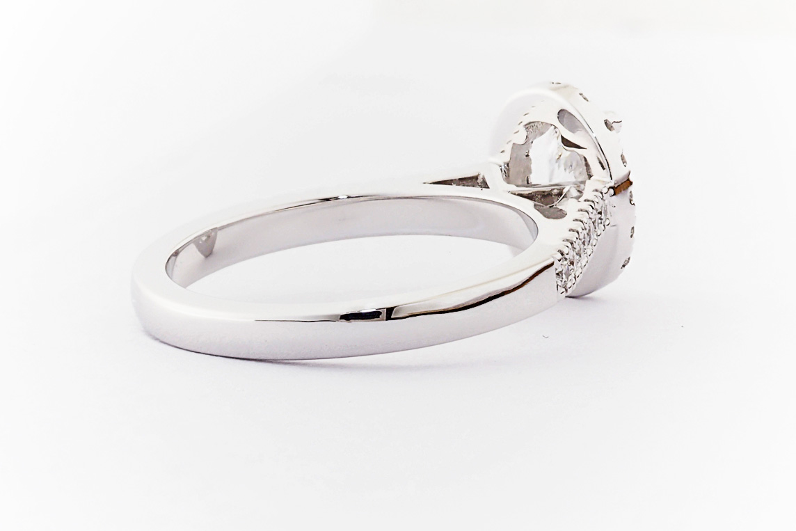 Tension Set Ladies Diamond Ring