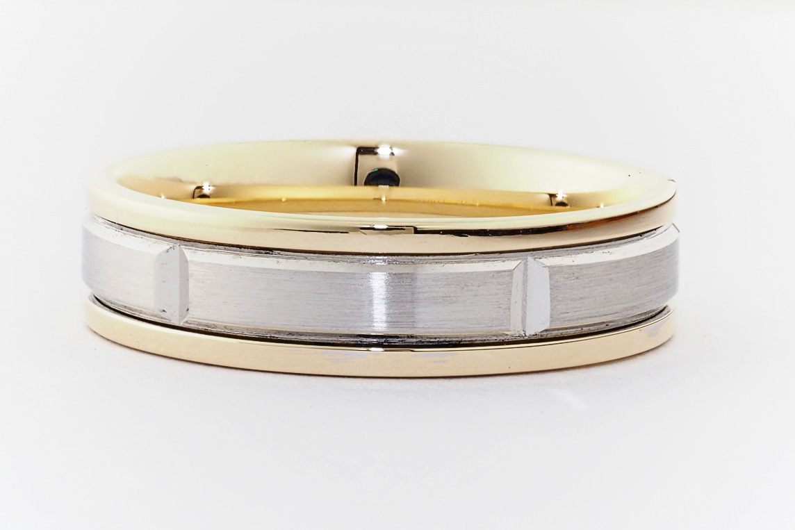 Mens Wedding Rings Warren James Titanium Mens Band Ring Warren James